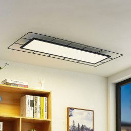 Lindby Khai LED ceiling light step dim 120 x 50 cm