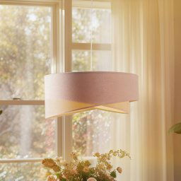 Maco Design Vivien pendant lamp, two-tone, cream/white