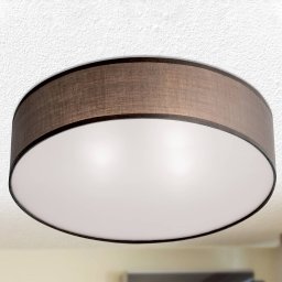 ORION Seda fabric ceiling light, brown