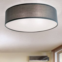 ORION Seda fabric ceiling light, grey