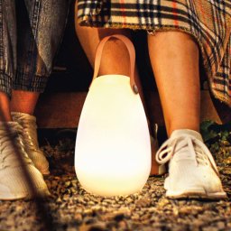 FH Lighting Ruby LED table lamp with RGB colour change, Ø 14 cm