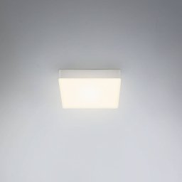Briloner LED ceiling light Flame, 15.7 x 15.7 cm, silver