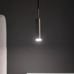 Schöner Wohnen Stina LED pendant light 1-bulb nickel