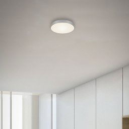 Briloner Flame LED ceiling light, Ø 15.7 cm, silver