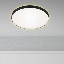 Briloner LED ceiling light Flet with Backlight, Ø 35.5 cm