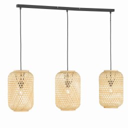 Schöner Wohnen Calla hanging light 3-bulb natural
