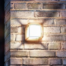 Smartwares LED outdoor wall light Cubic, aluminium, cube shape