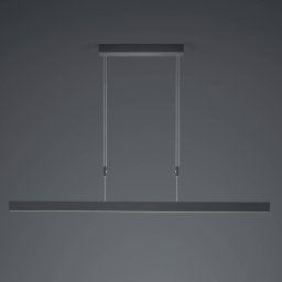HELL Delta LED pendant light, 130 cm, black