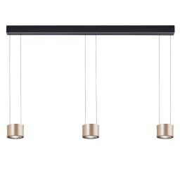 BANKAMP Impulse pendant 3flg. dimmable to warm rose gold