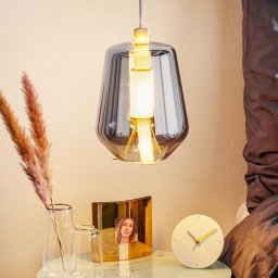 Prandina Luisa S1 dimm pendant 2,700K brass/mirror