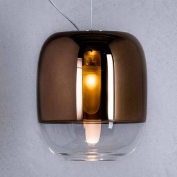 Prandina Gong S1 pendant light, metallic black