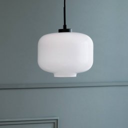 Dyberg Larsen Arp pendant light, black suspension