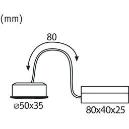 Paulmann Nova Plus Coin LED module, 4,000 K