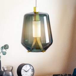 Prandina Luisa S1 dimm pendant 2,700K brass/smoke