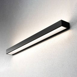 MCJ Mera LED wall light, width 80 cm, black, 3000K