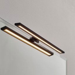MCJ LED mirror light Espelho 40 cm black 3,000 K
