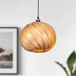 Gofurnit Mela pendant light, cherry, Ø 35 cm