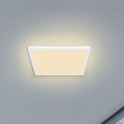 Globo Sapana LED ceiling light, angular, dimmable, white