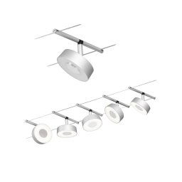 Paulmann Circle LED cable lighting 5-bulb chrome