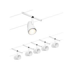 Paulmann Cup cable lighting basic 5-bulb white