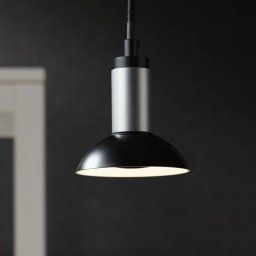 Paulmann Runa hanging light, black/anthracite