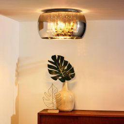 Lucide Pearl ceiling light made of glass, Ø 40 cm