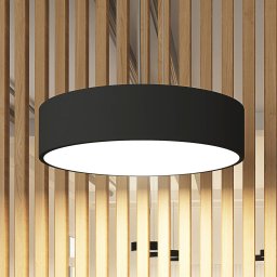 Arcchio LED pendant light Noabelle, black, 40 cm, metal