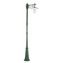 K.S. Verlichting Louvre lamp post green/clear