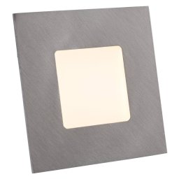 Heitronic LED recessed light for recessed boxes, silver