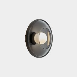 LEDS-C4 Trip Glass wall light smoke grey