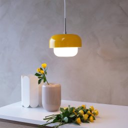 Dyberg Larsen Haipot pendant light, yellow