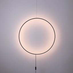 Viokef LED wall light Shadow, circular, Ø 61 cm
