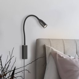 FISCHER & HONSEL LED wall light Sten with gesture control, black