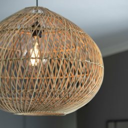 PR Home Karen hanging light rattan shade Ø 70 cm
