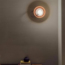 Milan Iluminación Milan Wire wall light Ø 24 cm copper metallic