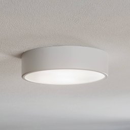 TEMAR LIGHTING Cleo 300 ceiling lamp, white, sensor, IP20, Ø 30 cm, metal