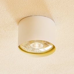 Euluna Chloe ceiling spotlight, fixed, white