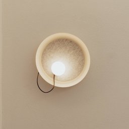 Milan Iluminación Milan Wire wall light Ø 38 cm mink-coloured