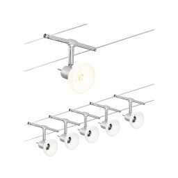 Paulmann Sheela cable system 5-bulb matt chrome