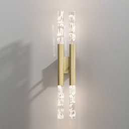 OLEV Shine Plumage LED wall light brass 2,700K