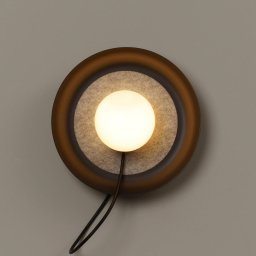 Milan Iluminación Milan Wire wall light Ø 24 cm anthracite