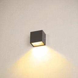 SLV Sitra Single LED outdoor wall lamp down anthracite