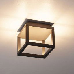 SLV Quadrulo LED outdoor ceiling lamp indir. anthracite