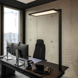 SLV Worklight LED clip-on light, black