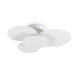 Ideallux Ideal Lux Cloud LED ceiling light, length 52cm