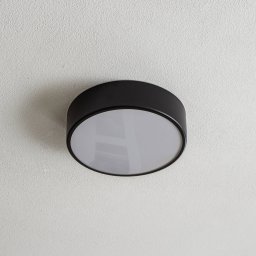 TEMAR LIGHTING Cleo 300 ceiling light, IP54, Ø 30 cm, black