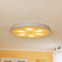 TEMAR LIGHTING Cleo 800 ceiling light, Ø 78 cm, grey