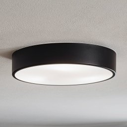 TEMAR LIGHTING Cleo 400 ceiling light, IP54, Ø 40 cm, black