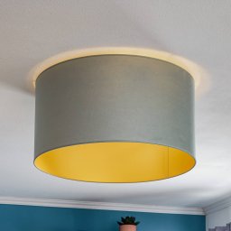 Duolla Golden Roller ceiling light Ø 60 cm mint green/gold