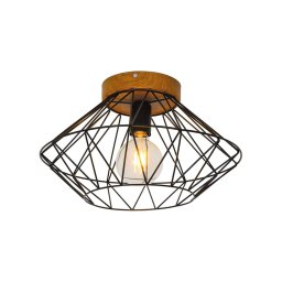 Viokef Vega ceiling lamp with a cage lampshade